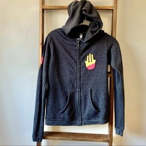 Spiritual Gangster Love More Zip Up Hoodie (Size XS)